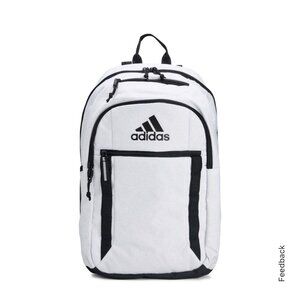Adidas Excel 7 Till White/Black Multi-Pocket XL Book Bag